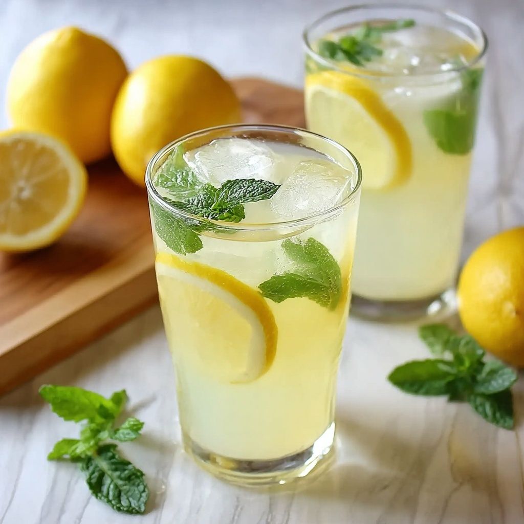 Limonade gingembre citron